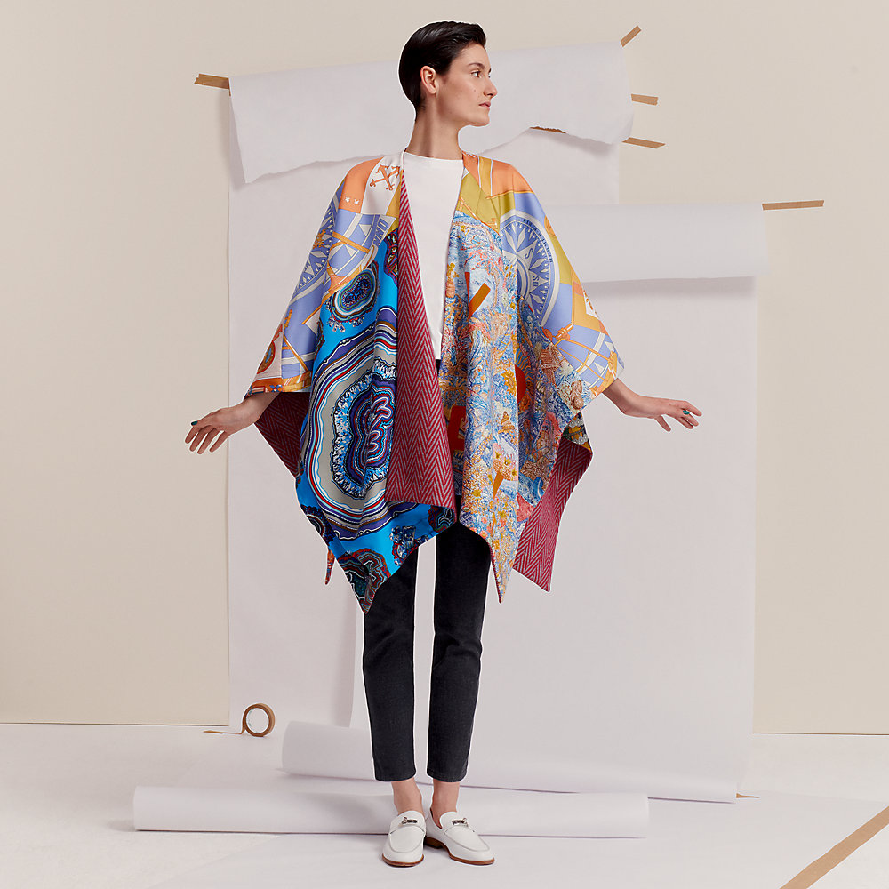 Reversible cape | Hermès USA